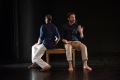 Vincent Thomas and Gabriel Thom Pasculli from work-in-progress showing of Praise! at Baltimore Theatre Project (2023):